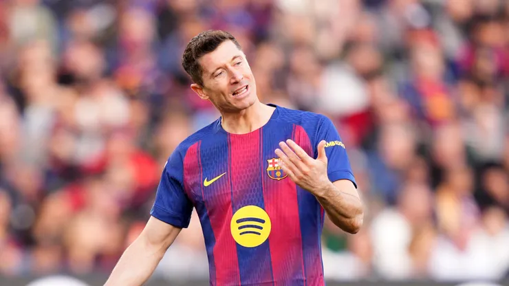 Robert Lewandowski, centrodelantero de FC Barcelona.