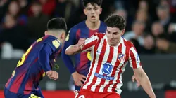 Julián Álvarez, en el partido de vuelta entre FC Barcelona y Atlético de Madrid.