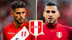 Carlos Zambrano y Miguel Trauco en la Selección Peruana.