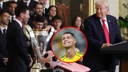 Donald Trump habló sobre CR7 en la cara de Messi.