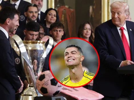 La reacción de Messi cuando Donald Trump le mencionó a Cristiano Ronaldo en su cara