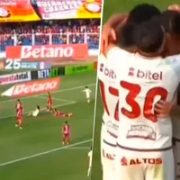 Williams Riveros se tomó revancha y así marcó el empate 1-1 para Universitario ante Los Chankas