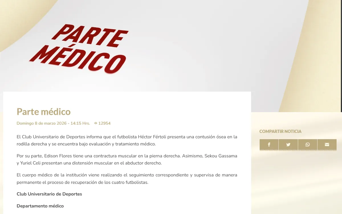 Fuente: Universitario.