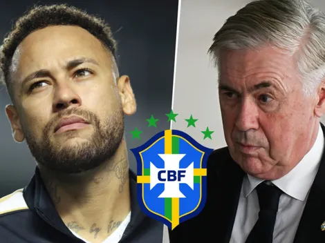 Neymar no juega con Santos y Carlo Ancelotti duda de su convocatoria con Brasil