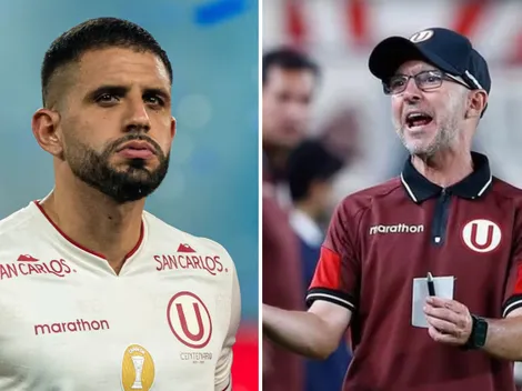 Tenso momento entre Matías Di Benedetto y Javier Rabanal en el Universitario vs Los Chankas