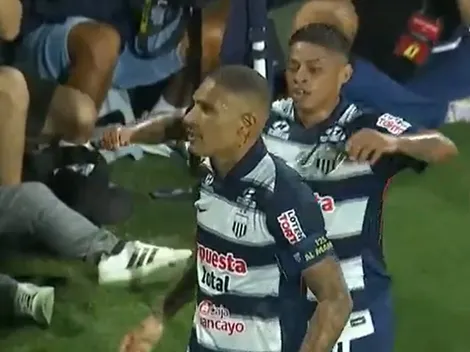 Paolo Guerrero de carambola convierte el 1-0 en el Alianza Lima vs. Melgar