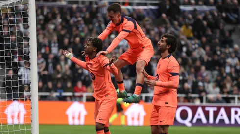 Lamine Yamal anotó el empate ante Newcastle.