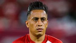 Christian Cueva jugando con la Selección Peruana.