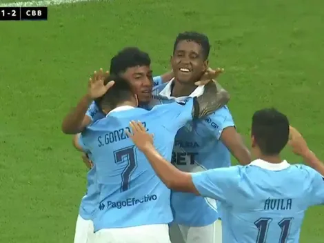 Maxloren Castro salva a Sporting Cristal con el gol para el 1-2 ante Carabobo en la vuelta