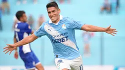 Irven Ávila festeja su gol contra Alianza Atlético.
