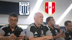 Mano Menezes siguió las acciones de la goleada de Alianza Lima a la Selección Peruana.