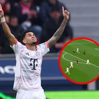 Velocidad, dos toques y el nuevo golazo que marcó Díaz con el Bayern