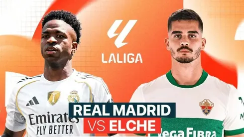 Real Madrid se enfrenta a Elche por LaLiga.