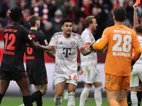 Vincent Kompany reveló la reacción de Luis Díaz en vestuarios tras su expulsión en Leverkusen vs. Bayern Múnich