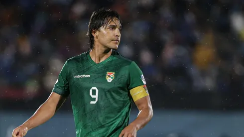 Marcelo Martins Moreno con camiseta de Bolivia.