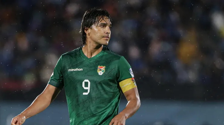 Marcelo Martins Moreno con camiseta de Bolivia.