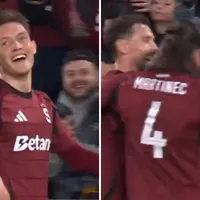 Oliver Sonne se lució con una espectacular palomita en triunfo del Sparta Praga