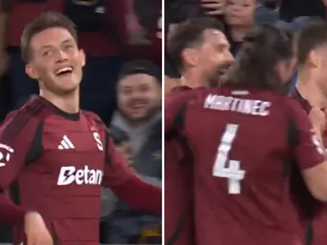 Oliver Sonne se lució con una espectacular palomita en triunfo del Sparta Praga