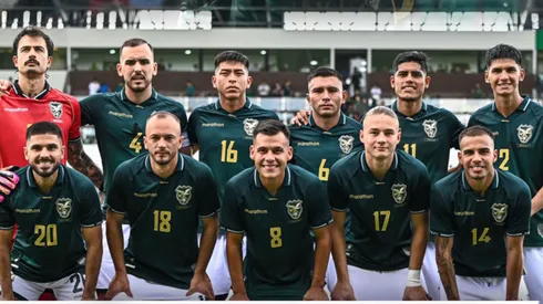 Equipo titular de Bolivia de hoy ante Trinidad y Tobago.