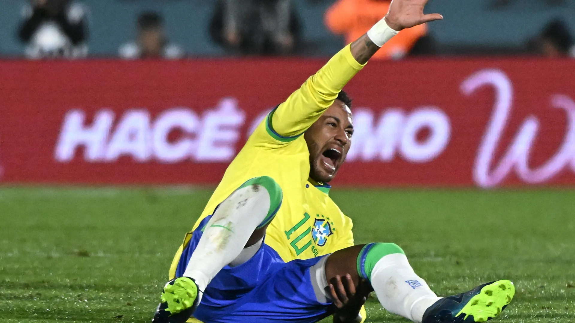 Neymar no juega con Brasil desde el partido con Uruguay por Eliminatorias del 18 de octubre de 2023 (Getty Images).