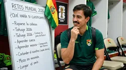 Guillermo Viscarra eligiendo su promesa.