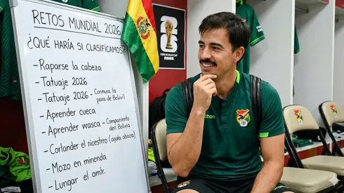 Guillermo Viscarra eligiendo su promesa.