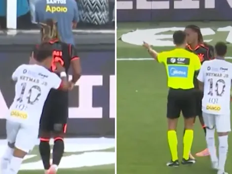 Neymar vs Carrillo: el inesperado momento que dejó el duelo entre Corinthians y Santos