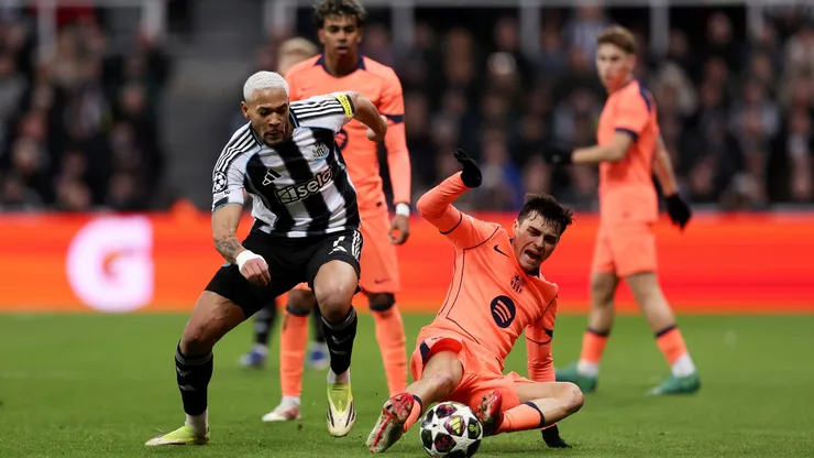 Newcastle y Barcelona igualaron por 1-1 en el juego de ida disputado en St. James' Park.