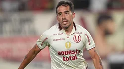 Alzugaray festeja su gol contra UTC en el Apertura 2026.