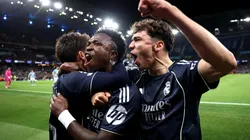 Jugadores del Real Madrid celebrando.