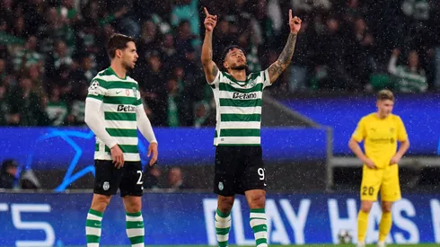 Luis Suárez, figura del Sporting CP, en la remontada para clasificar a cuartos de final.