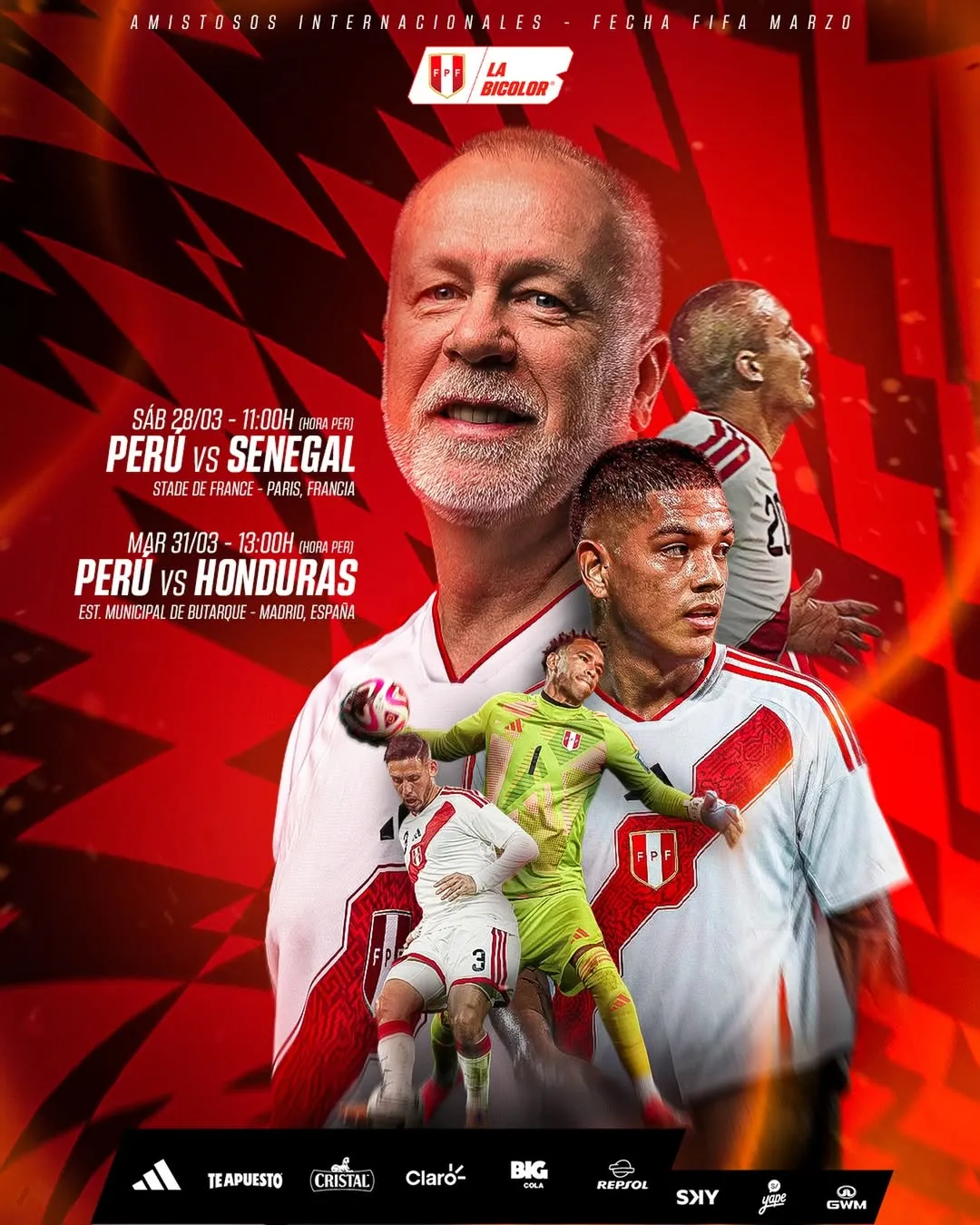 Selección Peruana confirmó la fecha de sus partidos ante Senegal y Honduras. (Foto: Selección Peruana)