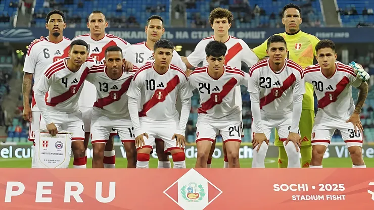 Foto oficial de la Selección Peruana.