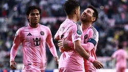 Lionel Messi celebrando.