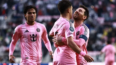 Lionel Messi celebrando.