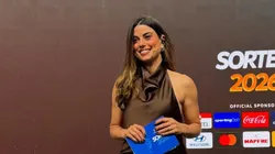 Marina Granziera, presentadora en el sorteo de la Copa Libertadores y Sudamericana.