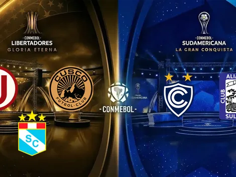 Los grupos de los clubes peruanos en Libertadores y Sudamericana