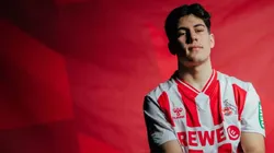 Felipe Chávez con camiseta de FC Colonia.