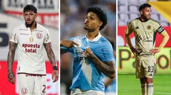 Caín Fara, Cristiano Da Silva e Iván Colman.