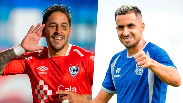 Alejandro Hohberg y Germán Díaz, los números 10 de Cienciano y Alianza Atlético.
