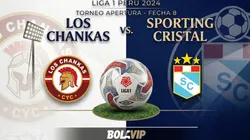 Los Chankas y Sporting Cristal se enfrentan en Andahuaylas por el Torneo Apertura.