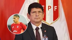 Agustín Lozano y Paolo Guerrero.