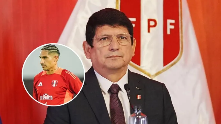 Agustín Lozano y Paolo Guerrero.
