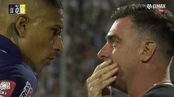 El careo que tuvo Paolo Guerrero con Pablo Guede por la Liga 1.