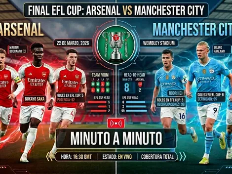 Arsenal vs. Manchester City EN VIVO por la final de la Carabao Cup: vía Disney+ Premium