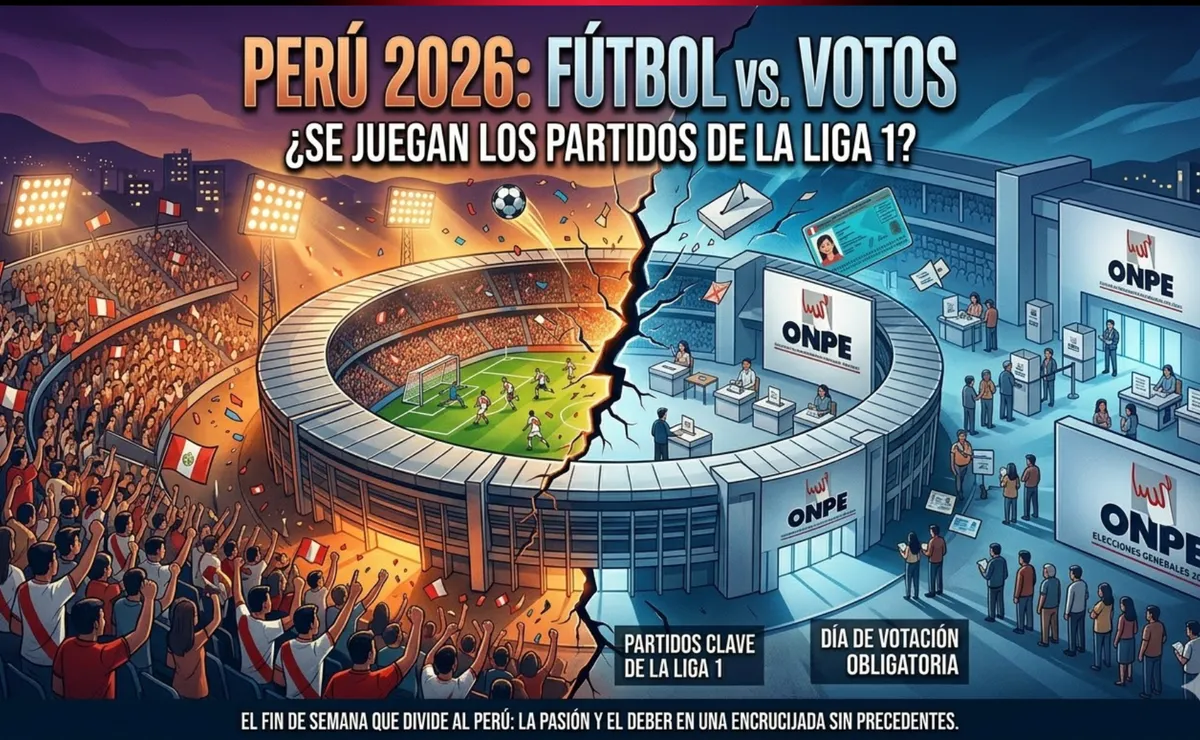 Elecciones generales 2026: ¿Se jugarán los partidos de la Liga 1 ese ...