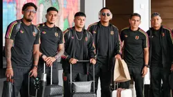 Jugadores de la Selección Peruana.