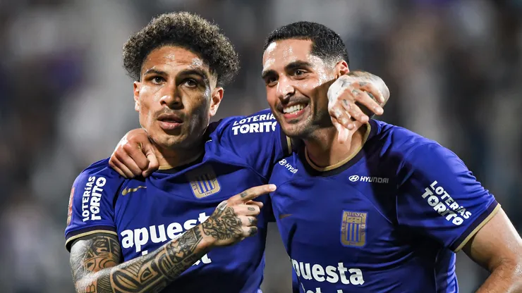 Pablo Sabbag y Paolo Guerrero en Alianza Lima.