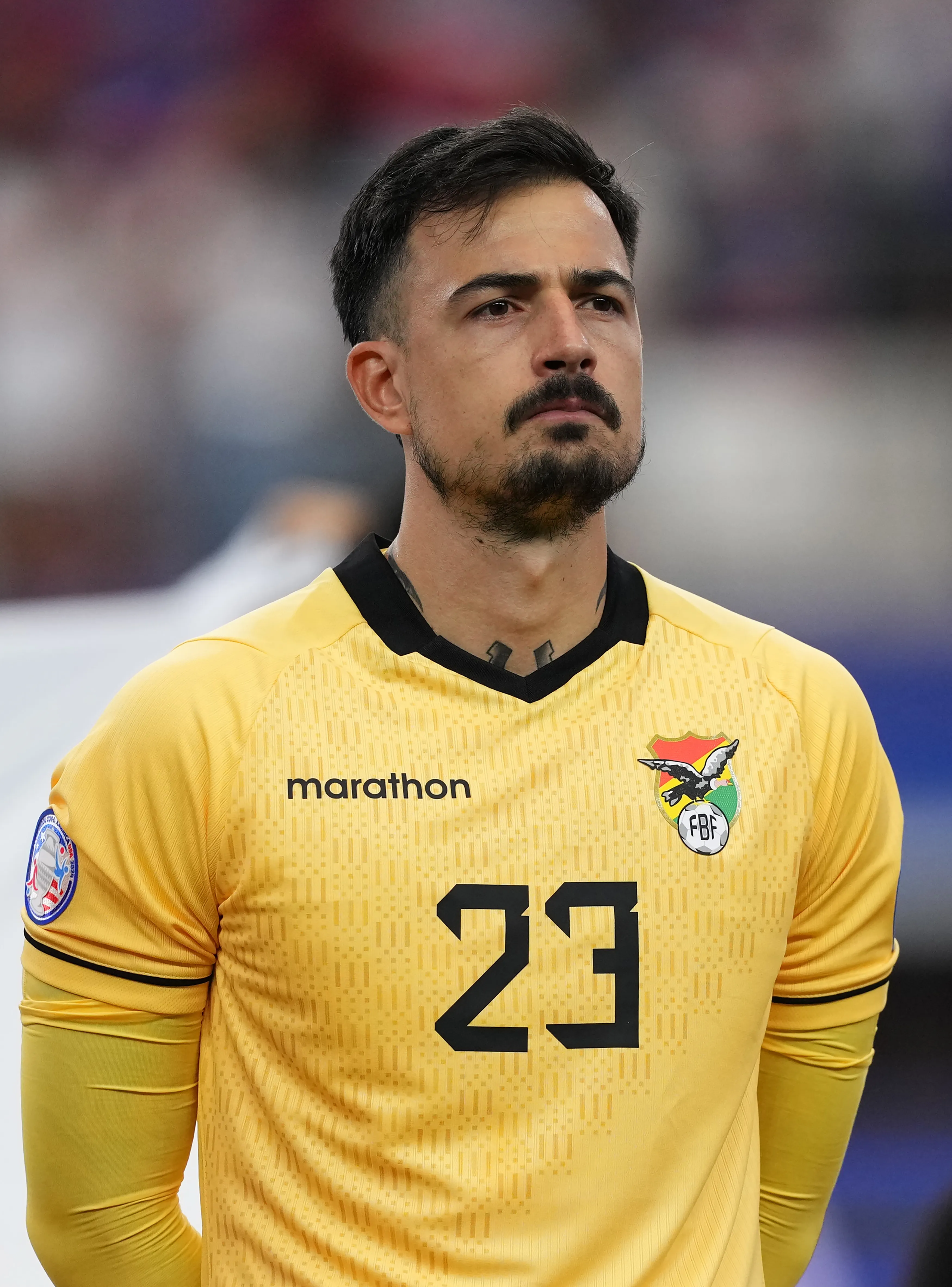 El portero Guillermo Viscarra atajando para la Selección de Bolivia. (Foto: Getty Images)