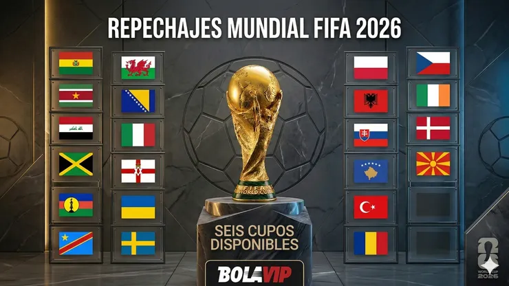 Se juegan los Repechajes al Mundial 2026.